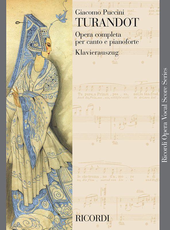 Turandot - Vocal Score (Testo italiano - tedesco) - árie pro zpěv a klavír